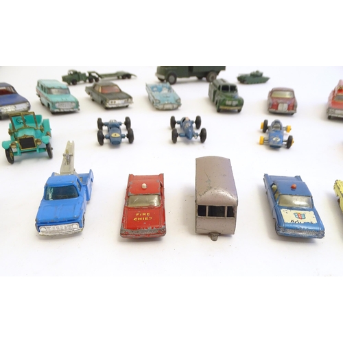 1504 - Toys: A quantity of die cast scale model vehicles to include Dinky Toys Nash Rambler, no. 173 and St... 