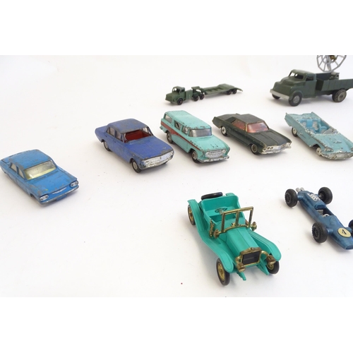 1504 - Toys: A quantity of die cast scale model vehicles to include Dinky Toys Nash Rambler, no. 173 and St... 