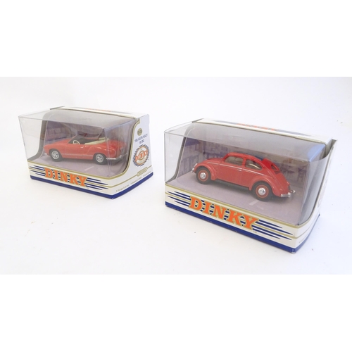 1522 - Toys: A quantity of Matchbox die cast scale model cars / vehicles, The Dinky Collection comprising 1... 