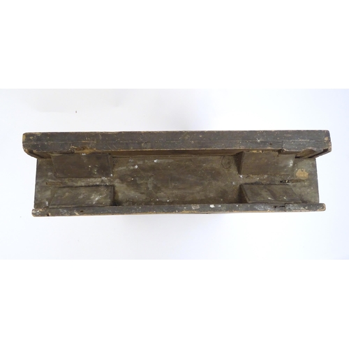 1343A - A 20thC manufacturers / salesman / tradesman miniature sample sash window, together with related eph... 