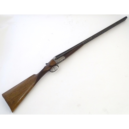 2658 - Shotgun: Manton & Co, London and Calcutta: a cased 12 bore side by side boxlock non ejector shotgun,... 