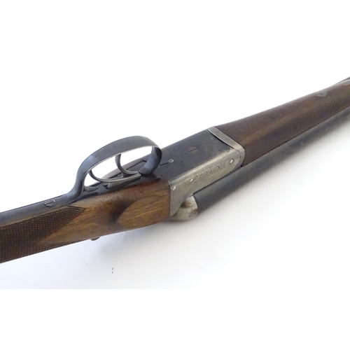 2658 - Shotgun: Manton & Co, London and Calcutta: a cased 12 bore side by side boxlock non ejector shotgun,... 