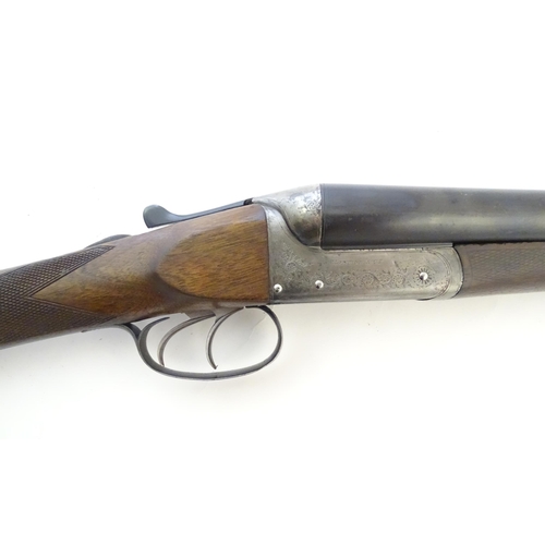 2658 - Shotgun: Manton & Co, London and Calcutta: a cased 12 bore side by side boxlock non ejector shotgun,... 