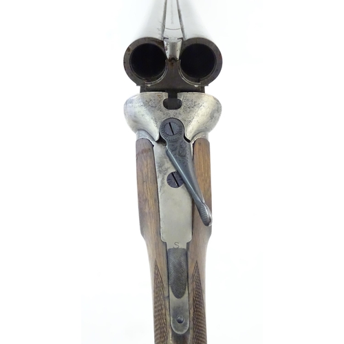 2658 - Shotgun: Manton & Co, London and Calcutta: a cased 12 bore side by side boxlock non ejector shotgun,... 