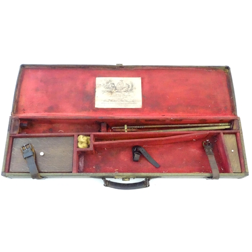 2658 - Shotgun: Manton & Co, London and Calcutta: a cased 12 bore side by side boxlock non ejector shotgun,... 