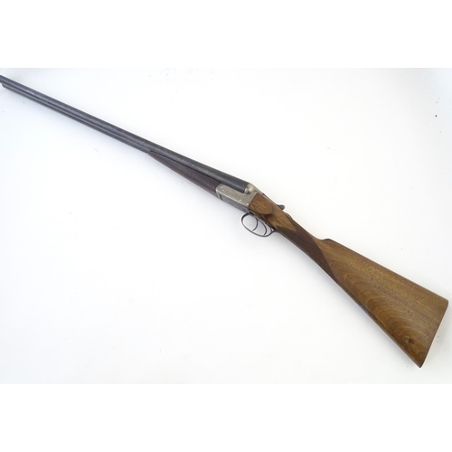 2658 - Shotgun: Manton & Co, London and Calcutta: a cased 12 bore side by side boxlock non ejector shotgun,... 