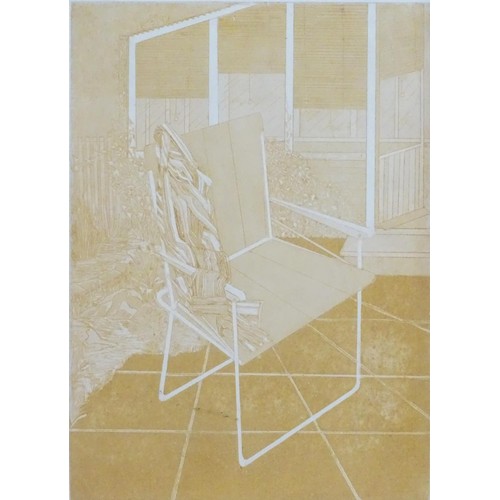 63 - Christine M. Wright, Limited edition print, Chair and Shirt. Signed, inscribed and numbered in penci... 