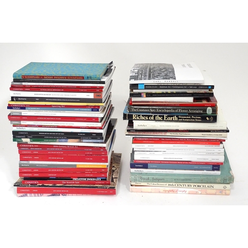 65 - A collection of assorted auction and exhibition catalogues etc