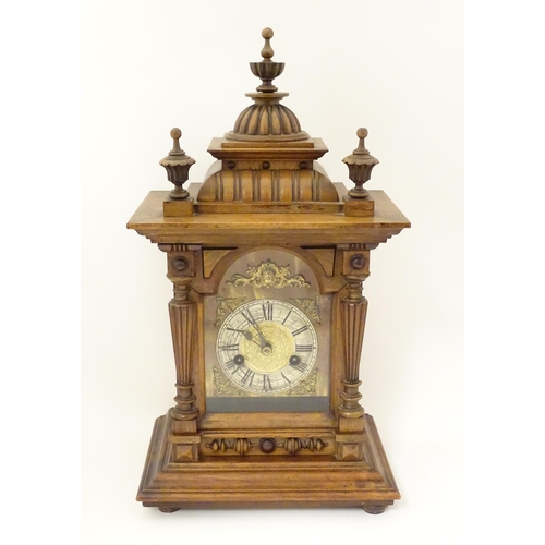 1395 - A Louis XIV style ' Le Ore ' mantel clock by Franz Hermle & Sons Approx 22