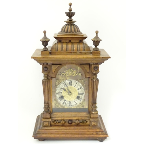 1395 - A Louis XIV style ' Le Ore ' mantel clock by Franz Hermle & Sons Approx 22