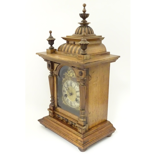 1395 - A Louis XIV style ' Le Ore ' mantel clock by Franz Hermle & Sons Approx 22