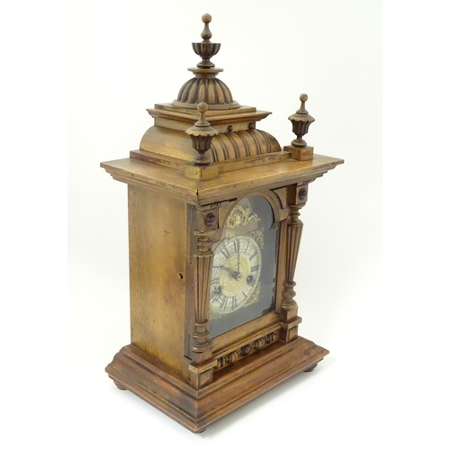 1395 - A Louis XIV style ' Le Ore ' mantel clock by Franz Hermle & Sons Approx 22