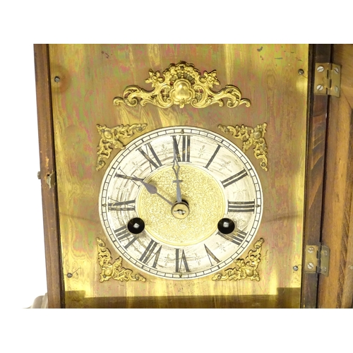 1395 - A Louis XIV style ' Le Ore ' mantel clock by Franz Hermle & Sons Approx 22