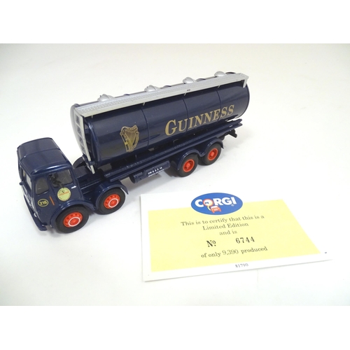 1310A - Toys: Corgi Classics - The Brewery Collection limited edition, dray lorries comprising 15202 Scammel... 