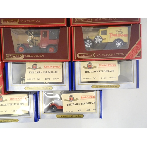 1316 - Toys: a large quantity of late 20thC die cast scale model cars, comprising: Matchbox Models of Yeste... 