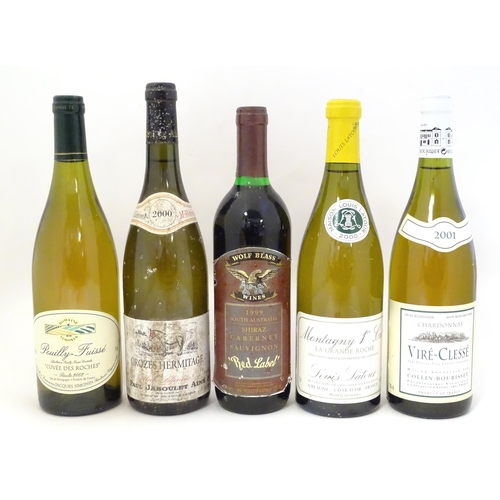 2150 - An assortment of white and red wine, comprising Domaine Simonin Pouilly-Fuisse Cuvee Des Roches 2002... 