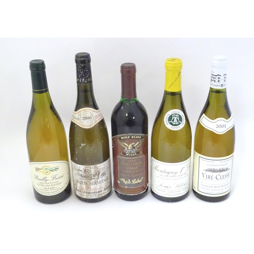 2150 - An assortment of white and red wine, comprising Domaine Simonin Pouilly-Fuisse Cuvee Des Roches 2002... 