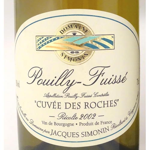 2150 - An assortment of white and red wine, comprising Domaine Simonin Pouilly-Fuisse Cuvee Des Roches 2002... 