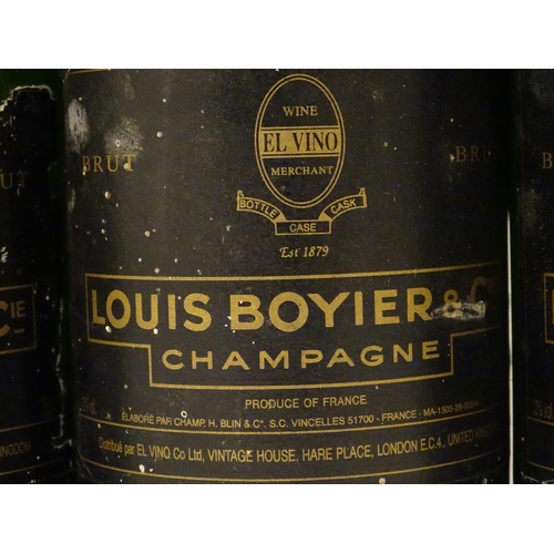 2153 - Six bottles of Louis Boyier & Cie champagne, each 75cl