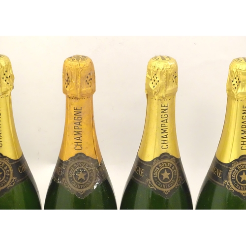 2153 - Six bottles of Louis Boyier & Cie champagne, each 75cl