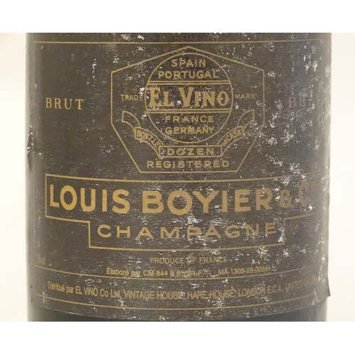 2156 - A magnum bottle of Louis Boyier & Cie champagne, 300cl