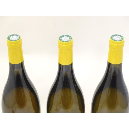 2160 - Three bottles of Cuvee La Solitude Saint Veran 2001 white wine, each 750ml (3)