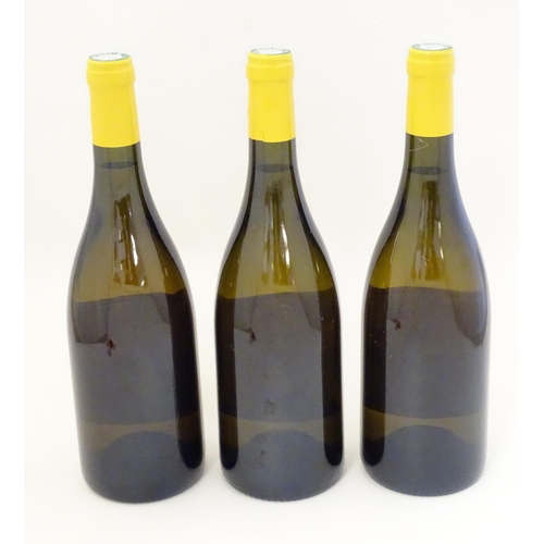 2160 - Three bottles of Cuvee La Solitude Saint Veran 2001 white wine, each 750ml (3)