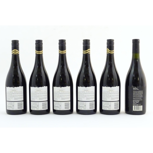 2165 - Five bottles of Skillogalee 2008 basket pressed Clare Valley shiraz 2008 red wine, each 750ml, toget... 