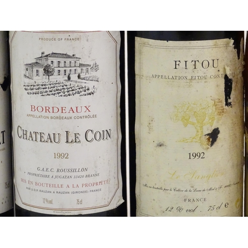 2170 - Twelve bottles of white and red wine, to include a Baron Philippe Mouton-Cadet Bordeaux 75cl and a L... 