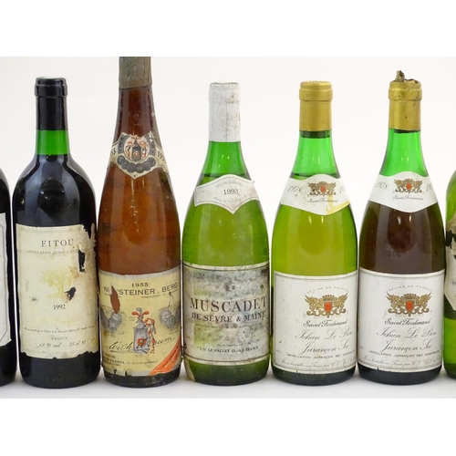 2170 - Twelve bottles of white and red wine, to include a Baron Philippe Mouton-Cadet Bordeaux 75cl and a L... 