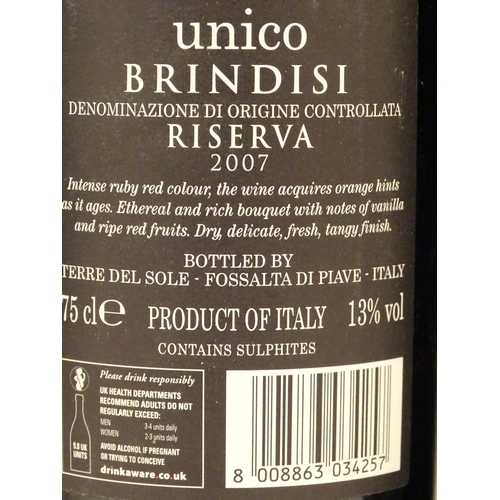 2172 - Six bottles of red wine, including three Tatachilla McLaren Vale 'Foundation' shiraz vintage 2001 75... 