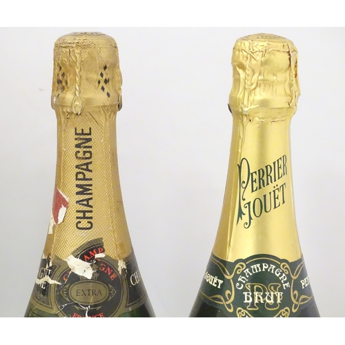 2177 - Six bottles of Champagne, to include Bilecart-Salmon 75cl, Ellner Epernay 75cl and Perrier-Jouet 75c... 