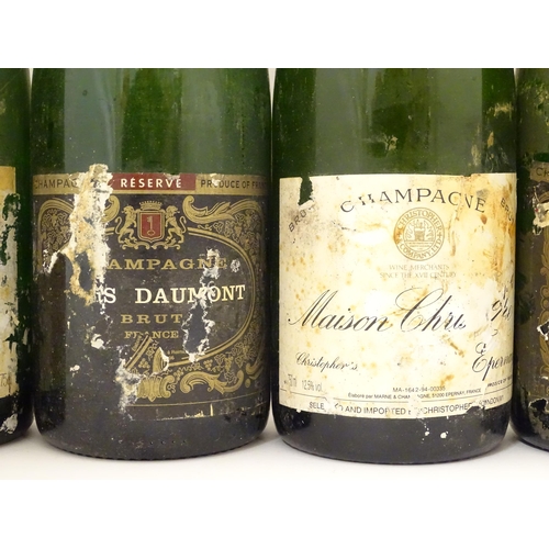 2177 - Six bottles of Champagne, to include Bilecart-Salmon 75cl, Ellner Epernay 75cl and Perrier-Jouet 75c... 