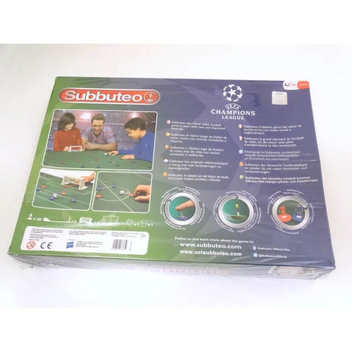 1322A - Toys: a quantity of boxed Subbuteo games, comprising UEFA Champions League Edition, Team Edition, 20... 