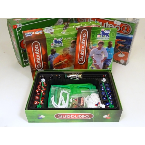 1322A - Toys: a quantity of boxed Subbuteo games, comprising UEFA Champions League Edition, Team Edition, 20... 