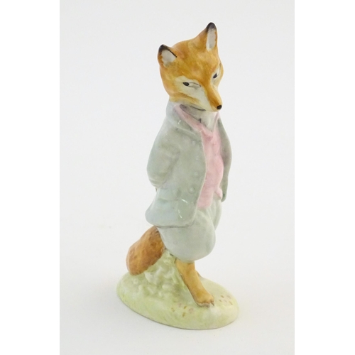 157 - A Beswick model of Beatrix Potter's Foxy Whiskered Gentleman, model no. BP3b. Marked under. Approx. ... 