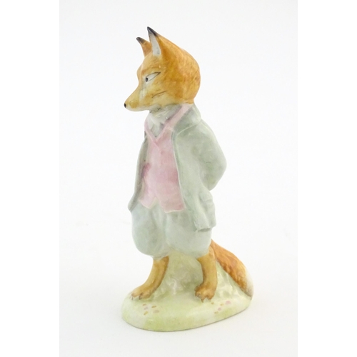 157 - A Beswick model of Beatrix Potter's Foxy Whiskered Gentleman, model no. BP3b. Marked under. Approx. ... 