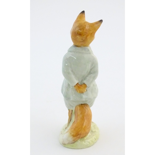 157 - A Beswick model of Beatrix Potter's Foxy Whiskered Gentleman, model no. BP3b. Marked under. Approx. ... 