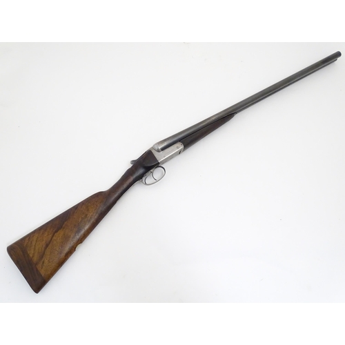 2293 - S2 Shotgun: an Alexander Henry & Co, Edinburgh 12 bore side by side shotgun, boxlock action, hand en... 