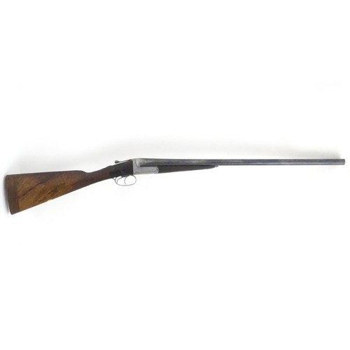 2293 - S2 Shotgun: an Alexander Henry & Co, Edinburgh 12 bore side by side shotgun, boxlock action, hand en... 