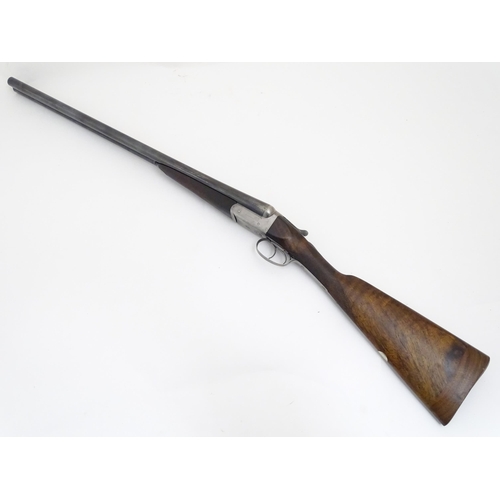 2293 - S2 Shotgun: an Alexander Henry & Co, Edinburgh 12 bore side by side shotgun, boxlock action, hand en... 