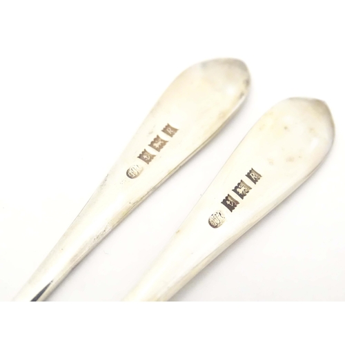 406 - A silver Christening spoon and fork hallmarked Sheffield 1909 William Gallimore & Sons Approx 5