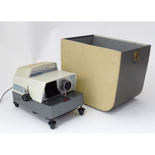 A Paximat slide projector