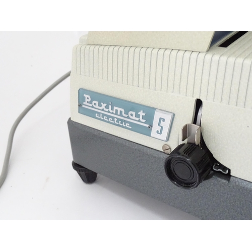 A Paximat slide projector
