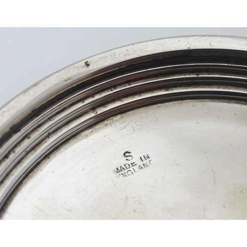 365 - An Art Deco Commemorative bowl hallmarked Birmingham 1934 maker Barker Brothers Silver Ltd. with sil... 