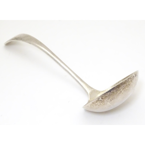 503 - A silver old English pattern sauce ladle.  Hallmarked Sheffield 1938 maker Viner's Ltd (Emile Viner)... 