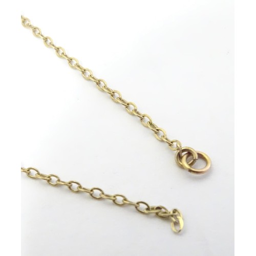 709 - Assorted 9ct gold and gilt metal jewellery including a 9ct gold bracelet of rope twist form, 9ct gol... 