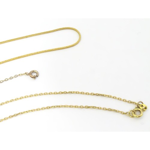 709 - Assorted 9ct gold and gilt metal jewellery including a 9ct gold bracelet of rope twist form, 9ct gol... 