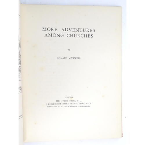 834 - Books: Six books comprising The Old Churches of London, by Gerald Cobb, 1942; English Parish Churche... 