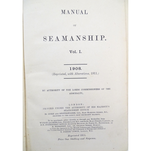 848 - Books: Four assorted books, titles comprising The Boating Man's Vade-Mecum, by William Winn, 1891; Y... 